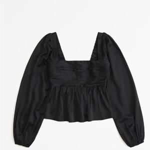 Abercrombie Elegant Black Women's Top